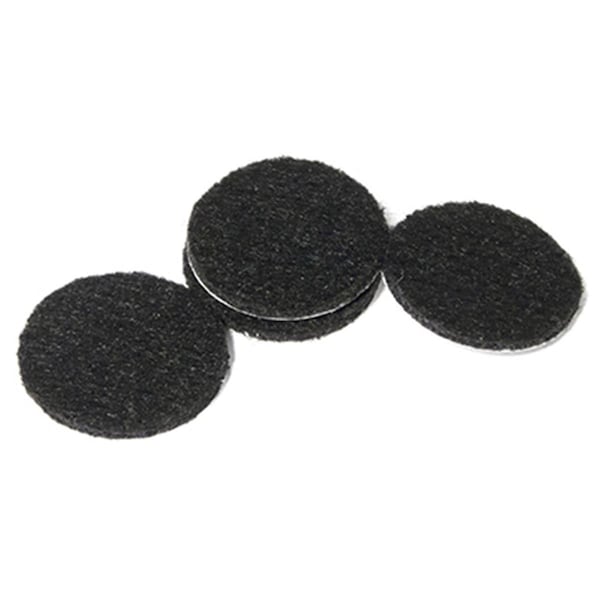 Convenience Concepts 1.5 in. TruGuard Round Heavy Duty Self Adhesive Felt Pads, Black, 8PK HI3238180 - main